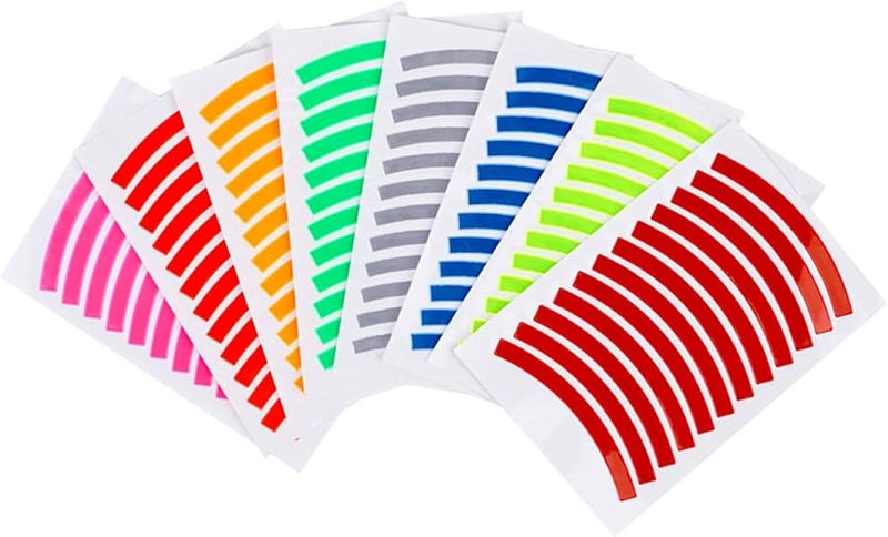 12Pcs Reflective Bike Wheel Stickers Tire Safety Decoration Warning Balances - Image 5